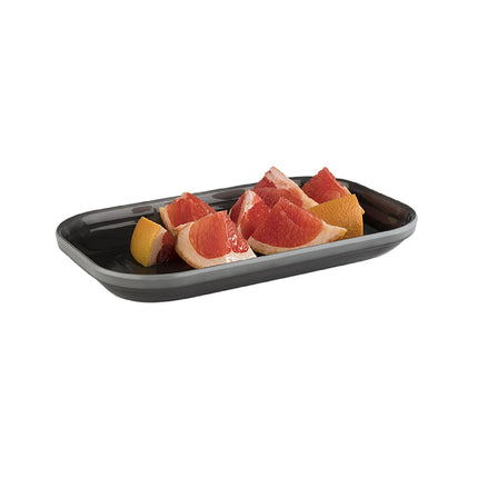 (6 pcs) GN 1/4 Gastronorm Tray - GGM Gastro EMMA - Melamine - 265x162mm - Height: 30mm - Grey