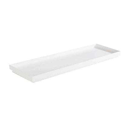 (6 pcs) GN 2/4 Gastronorm Tray - GGM Gastro ASIA PLUS - Melamine - 530x162mm - Height: 30mm - White