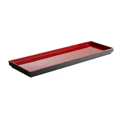 (6 pcs) GN 2/4 Gastronorm Tray - GGM Gastro ASIA PLUS - Melamine - 530x162mm - Height: 30mm - Black