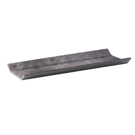 (6 pcs) GN 2/4 Gastronorm Tray - GGM Gastro ELEMENT - Melamine - 530x162mm - Height: 35mm - Grey