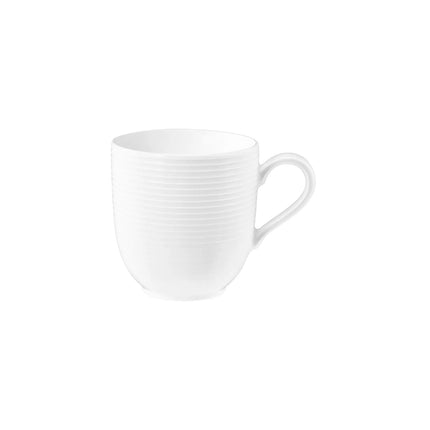 (6 pcs) SELTMANN WEIDEN | Blues Tulip Porcelain Coffee Mug with Handle – 280 ml - White