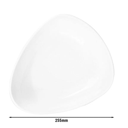 (6 pcs) SELTMANN WEIDEN | Coffe-e-Motion Breakfast plate – flat – Ø 25.5 cm – white porcelain