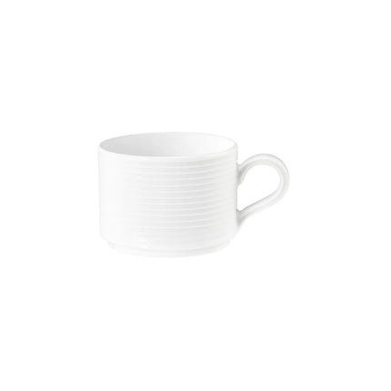 (6 pcs) SELTMANN WEIDEN | Coffee Cup Set – BLUES Series – White Porcelain – 180 ml