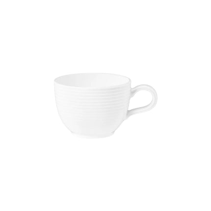 (6 pcs) SELTMANN WEIDEN | Coffee Cup Set – BLUES Series – White Porcelain – 180 ml – Tulip-shaped – Dishwasher-safe only