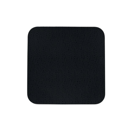 (6 pcs) SELTMANN WEIDEN | Coupe Side Plates – Ø 220 mm – porcelain – dishwasher-safe – square – black