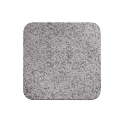 (6 pcs) SELTMANN WEIDEN | Coupe Side Plates – Ø 260 mm – porcelain – dishwasher-safe – square – grey