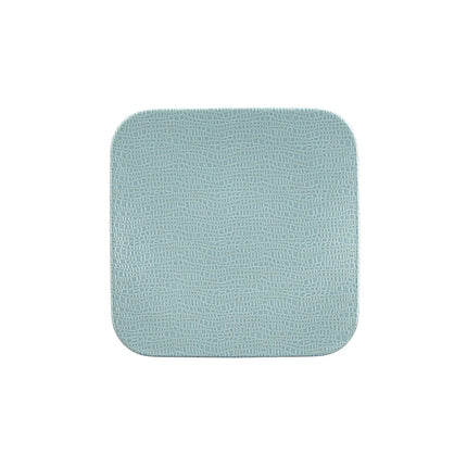 (6 pcs) SELTMANN WEIDEN | Coupe Side Plates – porcelain – dishwasher-safe – Ø 165 mm – turquoise – square