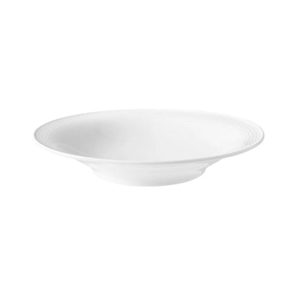 (6 pcs) SELTMANN WEIDEN | Deep Soup Plate – Porcelain – Ø 23 cm – BLUES – White – Oven-safe