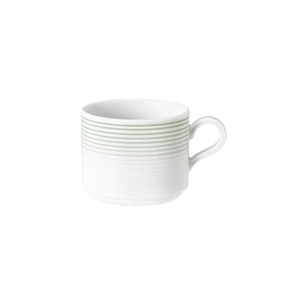 (6 pcs) SELTMANN WEIDEN | Latte Coffee Cups – Porcelain – 250 ml – Sage Green – BLUES Series