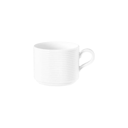 (6 pcs) SELTMANN WEIDEN | Latte Coffee Cups – Porcelain – 250 ml – White – BLUES Series
