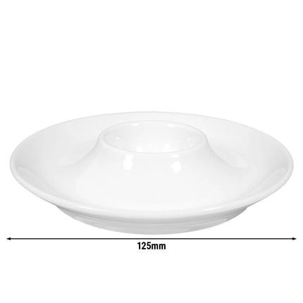 (6 pcs) SELTMANN WEIDEN | MERAN BASIC Egg Cups with Saucer – White Porcelain