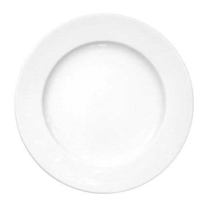 (6 pcs) SELTMANN WEIDEN | Meran Basic Side Plates – Flat – Ø 280 mm – White Porcelain – Ovenproof