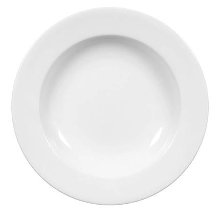 (6 pcs) SELTMANN WEIDEN | Meran Basic Side Plates – Flat – Ø 300 mm – White Porcelain – Ovenproof