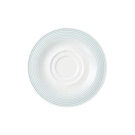 (6 pcs) SELTMANN WEIDEN | Porcelain Coffee Saucer – Blues – Arktisblau – Oven‑safe