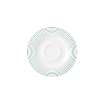 (6 pcs) SELTMANN WEIDEN | Porcelain Espresso Saucer Set – Blues Arktisblau – Arctic Blue