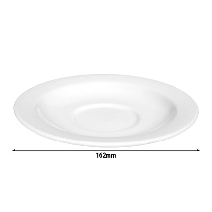 (6 pcs) SELTMANN WEIDEN | Porcelain Saucer Set – Meran Basic – Ø 162 mm