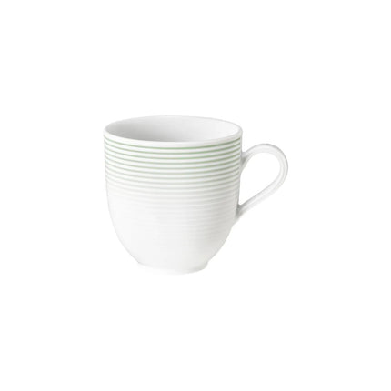 (6 pcs) SELTMANN WEIDEN | Tulip Latte Cups – Porcelain – 370 ml – Sage Green – BLUES