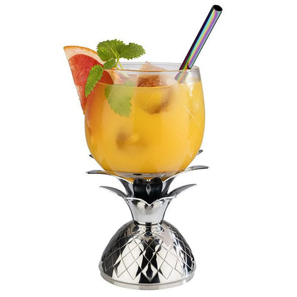 (6 pcs) Tumbler - GGM Gastro PINEAPPLE - 350 ml - Clear