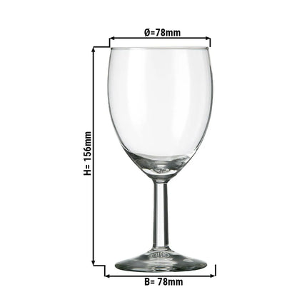 (6 pcs) Wine glass - GGM Gastro GILDE - 290 ml