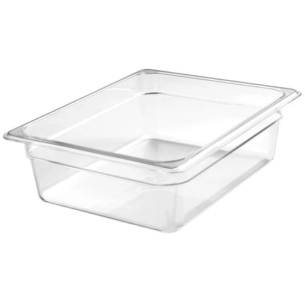 (6 pieces) CAMBRO | Camview® Gastronorm Container 1/2 - Clear Copolymer – 100 mm - BPA-free