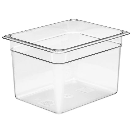 (6 pieces) CAMBRO | Camview® Gastronorm Container - 1/2 Polycarbonate - Clear – 200 mm - BPA-free