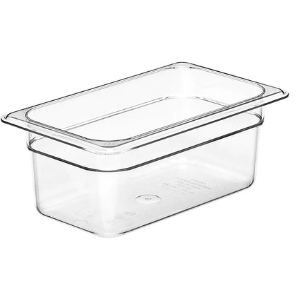 (6 pieces) CAMBRO | Camview® Gastronorm Container - 1/4 - Clear - 100 mm - BPA-free