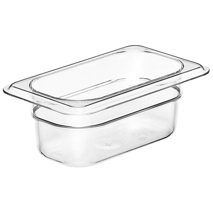 (6 pieces) CAMBRO | Camview® Gastronorm Container - 1/9 - Clear – 65 mm - BPA-free