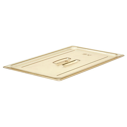 (6 pieces) CAMBRO | H-PAN Heat-Resistant GN 1/1 Flat Lid – Amber – 530×325×23 mm – Handle – 90°C