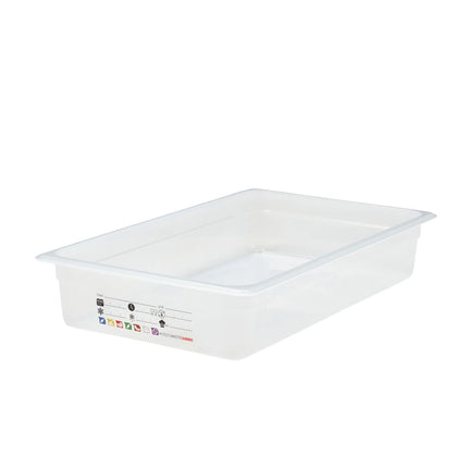 (6 pieces) CAMBRO | SafeTrak – Polypropylene – GN 1/1 container – translucent – height: 100mm