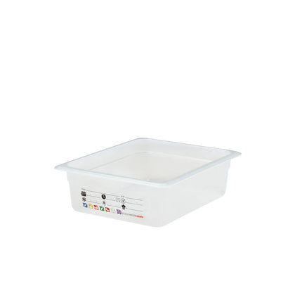 (6 pieces) CAMBRO | SafeTrak – Polypropylene – GN 1/2 container – translucent – height: 100mm