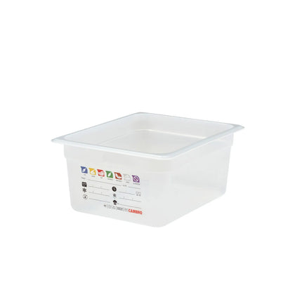 (6 pieces) CAMBRO | SafeTrak – Polypropylene – GN 1/2 container – translucent – height: 150mm