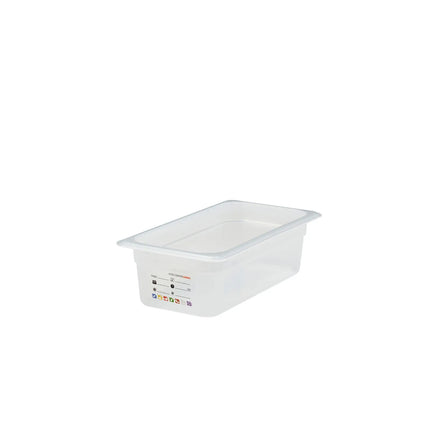 (6 pieces) CAMBRO | SafeTrak – Polypropylene – GN 1/3 container – translucent – height: 100mm