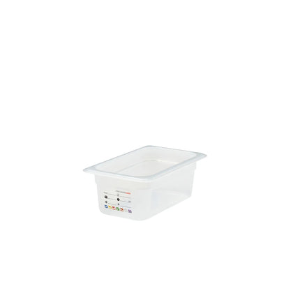 (6 pieces) CAMBRO | SafeTrak – Polypropylene – GN 1/4 container – translucent – height: 100mm