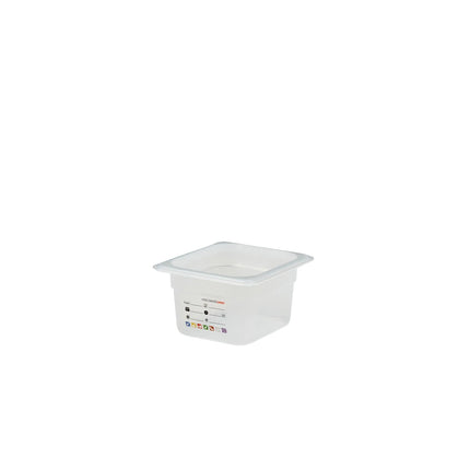 (6 pieces) CAMBRO | SafeTrak – Polypropylene – GN 1/6 container – translucent – height: 100mm
