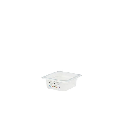 (6 pieces) CAMBRO | SafeTrak – Polypropylene – GN 1/6 container – translucent – height: 65mm