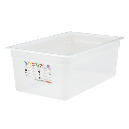 (6 pieces) CAMBRO | SafeTrak – Polypropylene – GN 1/9 container – translucent – height: 200mm