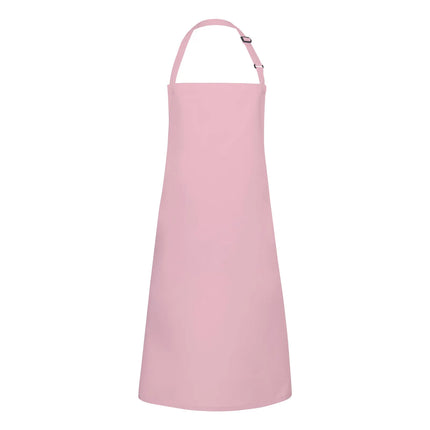 (6 pieces) KARLOWSKY | Basic Bib Apron – Pink - 750×900 mm - Adjustable Neck - 65% Cotton / 35% Polyester