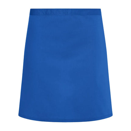 (6 pieces) KARLOWSKY | Basic Bistro Waist Apron – 700 x 550 mm - Blue