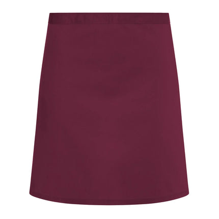 (6 pieces) KARLOWSKY | Basic Bistro Waist Apron – 700 x 550 mm - Bordeaux