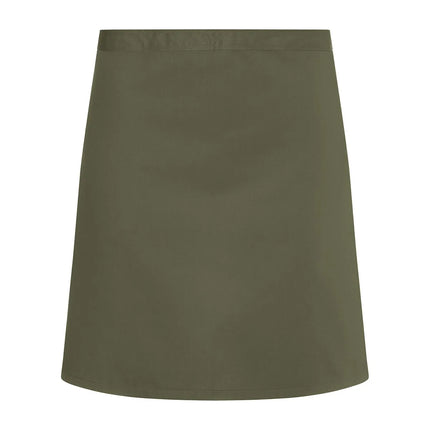 (6 pieces) KARLOWSKY | Basic Bistro Waist Apron – 700 x 550 mm - Moss Green