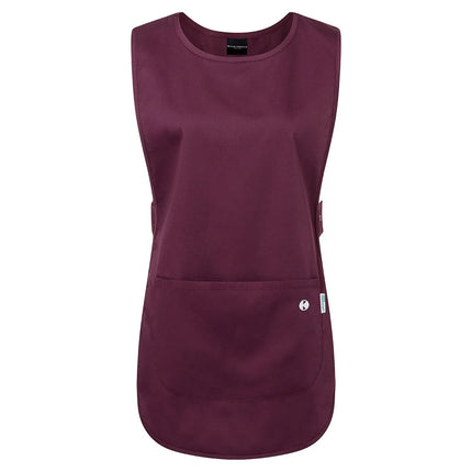 (6 pieces) KARLOWSKY | Essential Uniform Tabard Tunic – Aubergine - Size 2XL - Sleeveless - Pen Pocket