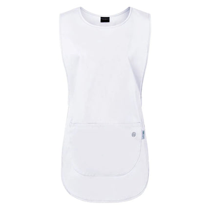(6 pieces) KARLOWSKY | Essential Uniform Tabard Tunic – White - Size 3XL - Sleeveless - Pen Pocket