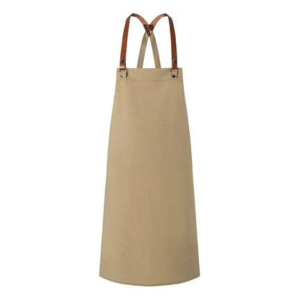 (6 pieces) KARLOWSKY | Green Generation Bib Apron – Pebble Grey – Recycled Plastic – 700x850 mm