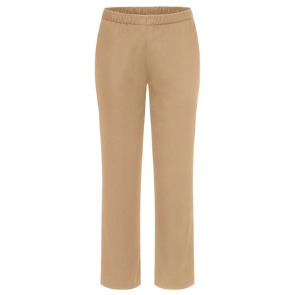 (6 pieces) KARLOWSKY | Kaspar Pull-On Chef Trousers – Sahara - M - Elasticated Waist & Drawcord