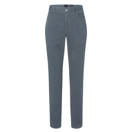 (6 pieces) KARLOWSKY | Ladies' 5‑Pocket Work Trousers – Anthracite - Size 52 - Organic Cotton Stretch