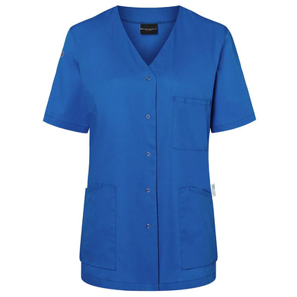 (6 pieces) KARLOWSKY | Ladies' Nurse Tunic Essential – Royal Blue - Size 48 - 95°C Washable