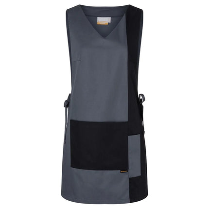 (6 pieces) KARLOWSKY | Ladies' Tabard Tunic Marilies – Black – Size 1 – Easy‑Care Poly‑Cotton