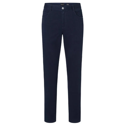 (6 pieces) KARLOWSKY | Men's 5-Pocket Work Trousers – Night Blue - Size 50 - Organic Cotton Stretch