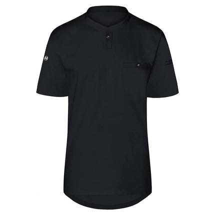 (6 pieces) KARLOWSKY | Men's Short Sleeve Performance Work Shirt – Slim Fit - Black - Size 3XL