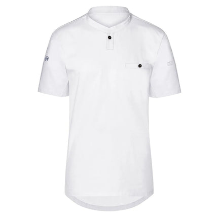 (6 pieces) KARLOWSKY | Men's Short Sleeve Performance Work Shirt – Slim Fit - White - Size 5XL